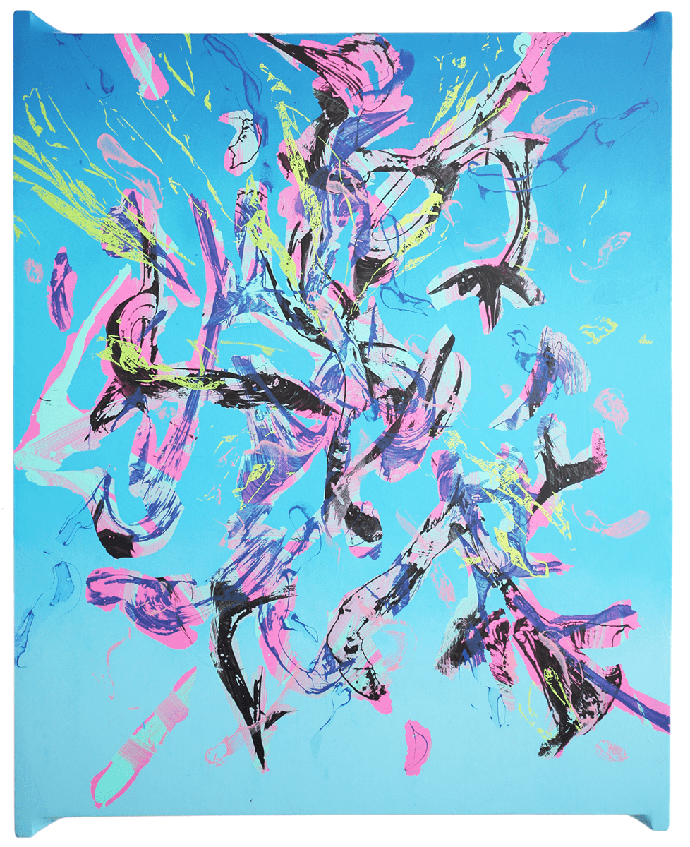 Federico Vecchi 0319, 2019 Mixed media on canvas 100 cm x 80 cm © The Artist