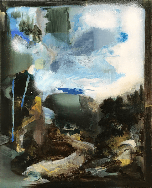 Jan Valik Unforseen Escape, 2019 oil on canvas 45 x 36 cm Not for sale © The Artist