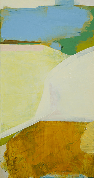 Haylee Nichols Cape Rosier, Maine Series No. 1, 2019 Acrylic on canvas 38 in x 72 in © The Artist