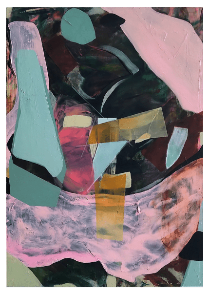 Marleen Pennings Let Me Through, 2020 Acrylic on panel 21cm x 30cm © The Artist