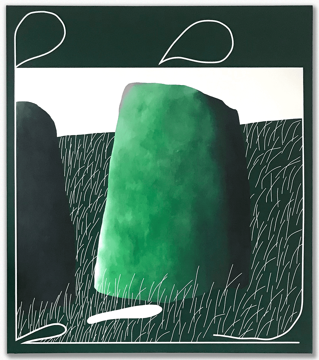 Christian Golden No, I'm Sisyphus (I), 2020 Acrylic on canvas 48in x 54in © The Artist