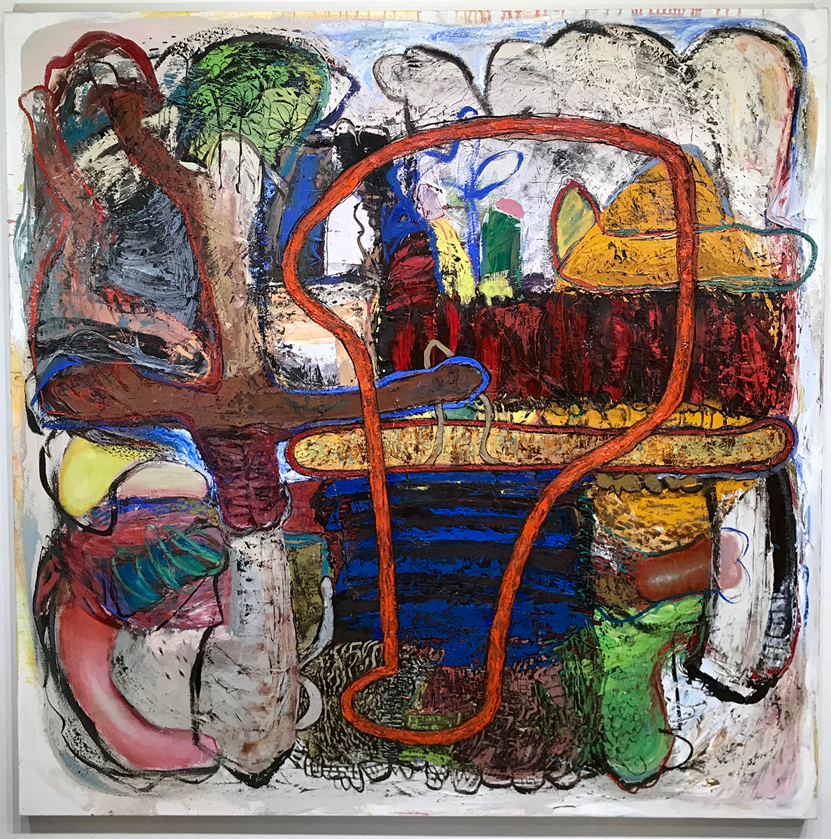 Kathleen Shaver Agriculture, 2020 oil on canvas 60 in x 60 in © The Artist